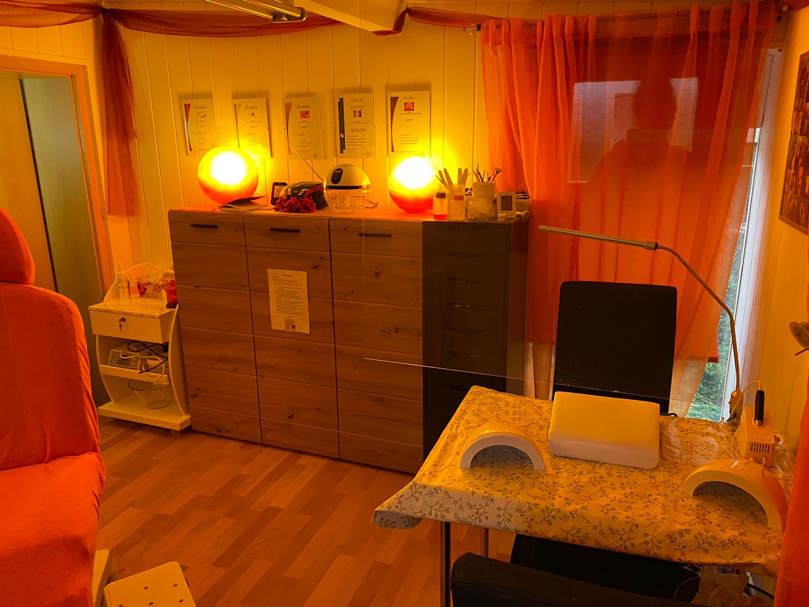 Blick auf das Studio
